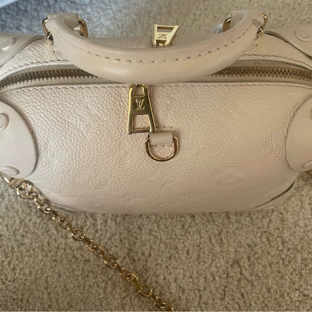 Louis Vuitton white monogram empriente petite Malle Souple - Picture 5 of 12